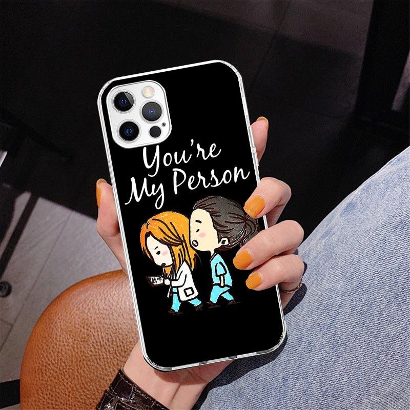 Чехол для телефона Greys Anatomy Person для iPhone 17 Air 16 11 12 13 Mini 14 Plus 15 Pro Max 7 8E SE 2020 16ProMax Чехол для телефона Coque 16