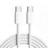 Оригинальный плетеный кабель Apple 1 м Type‑C на Type‑C для быстрой зарядки, стабильная подача питания, прочный провод, универсальная совместимость для планшета, ноутбука