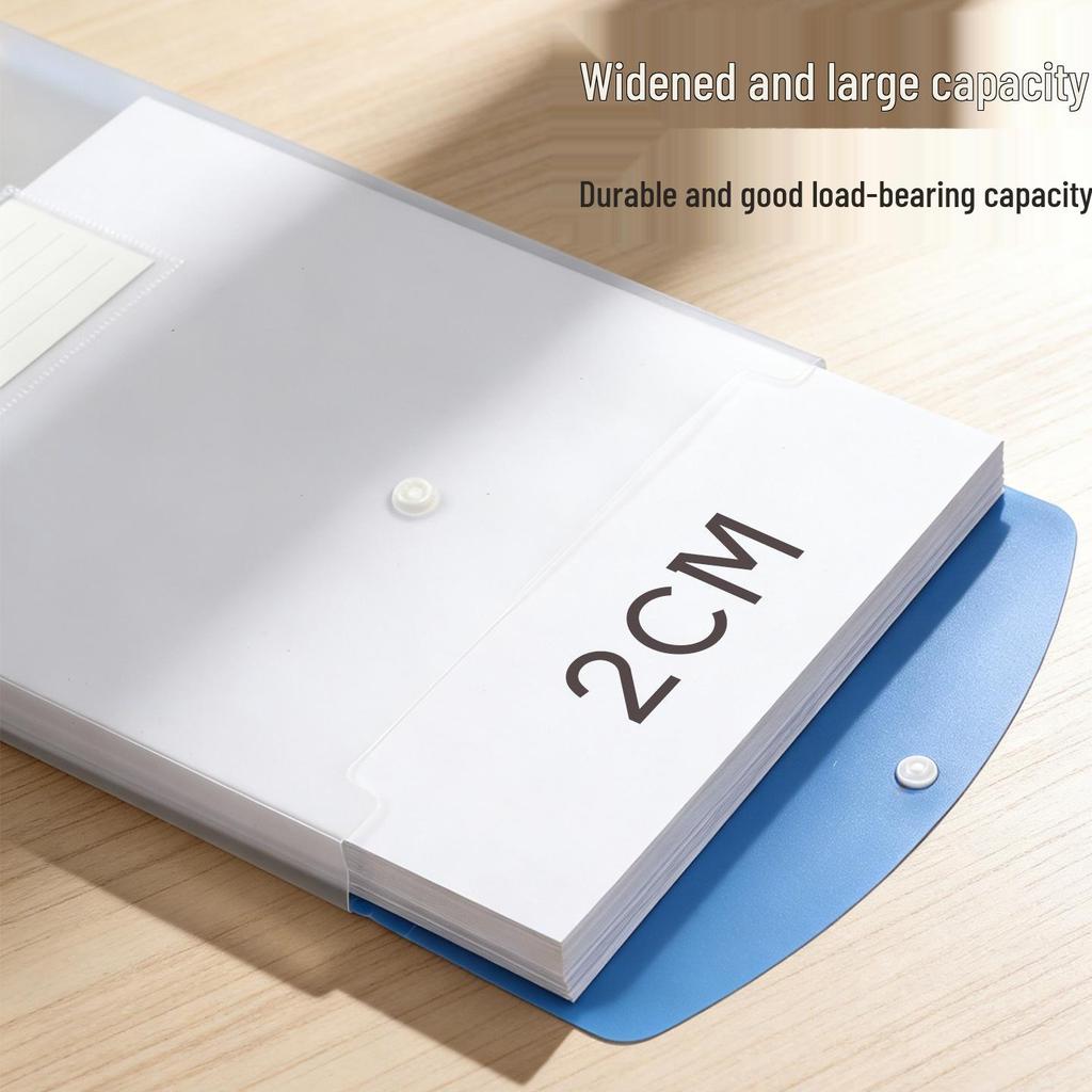 A4 Document Storage Folder - Test Paper & Data Clip Album