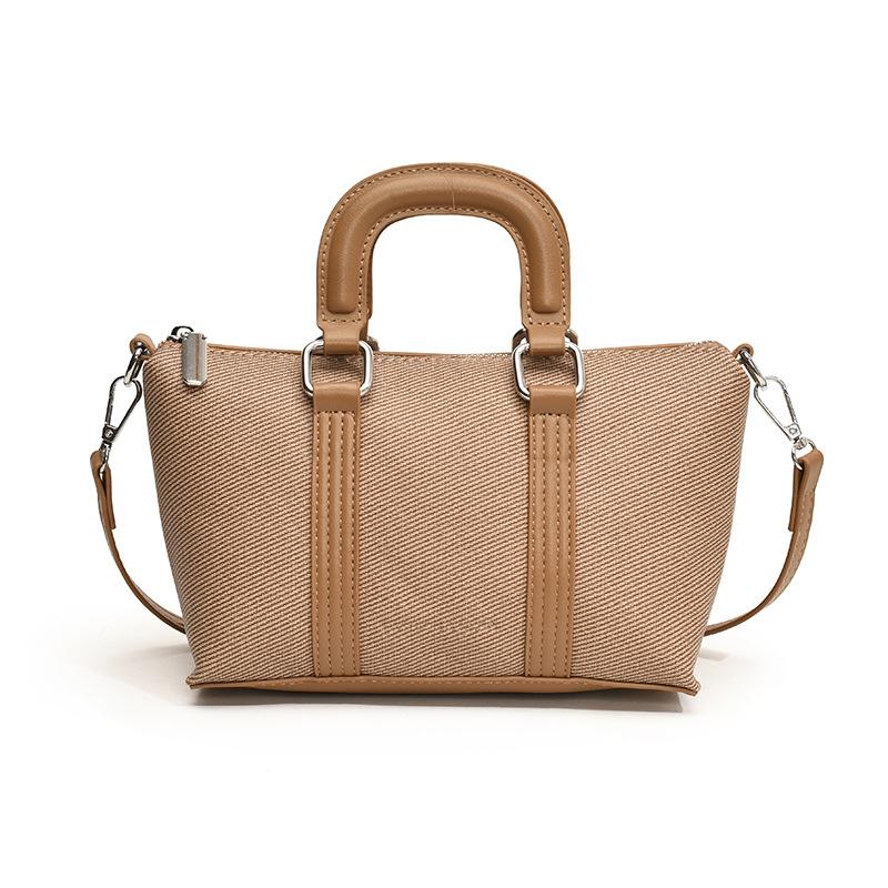 Популярная в этом году женская сумка большой вместимости 2025 новая модная текстурированная сумка через плечо летняя универсальная сумка-тоут для поездок на работу
