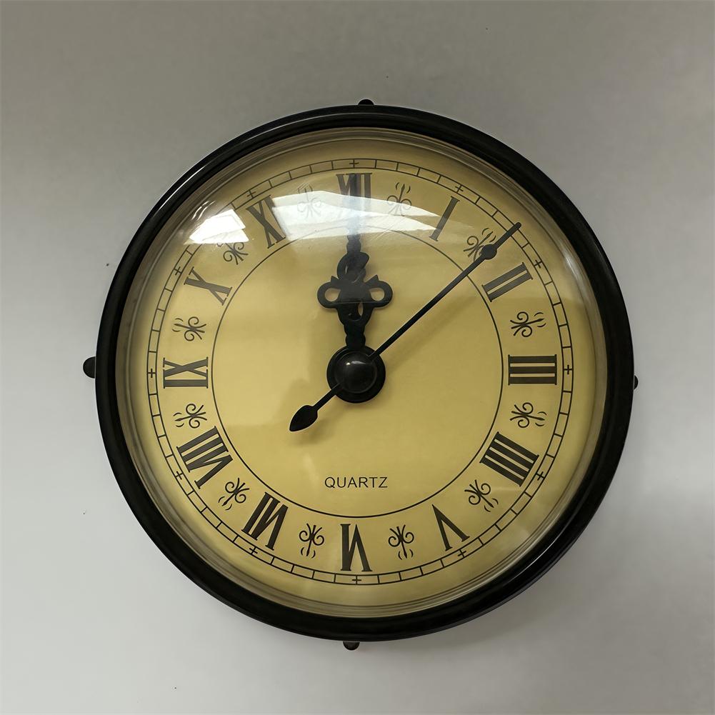 Вставка для старых часов 80 мм Полный диаметр Кварцевая вставка для часов Часть часов Ретро-вставка для часов Установочная глубина 30 мм