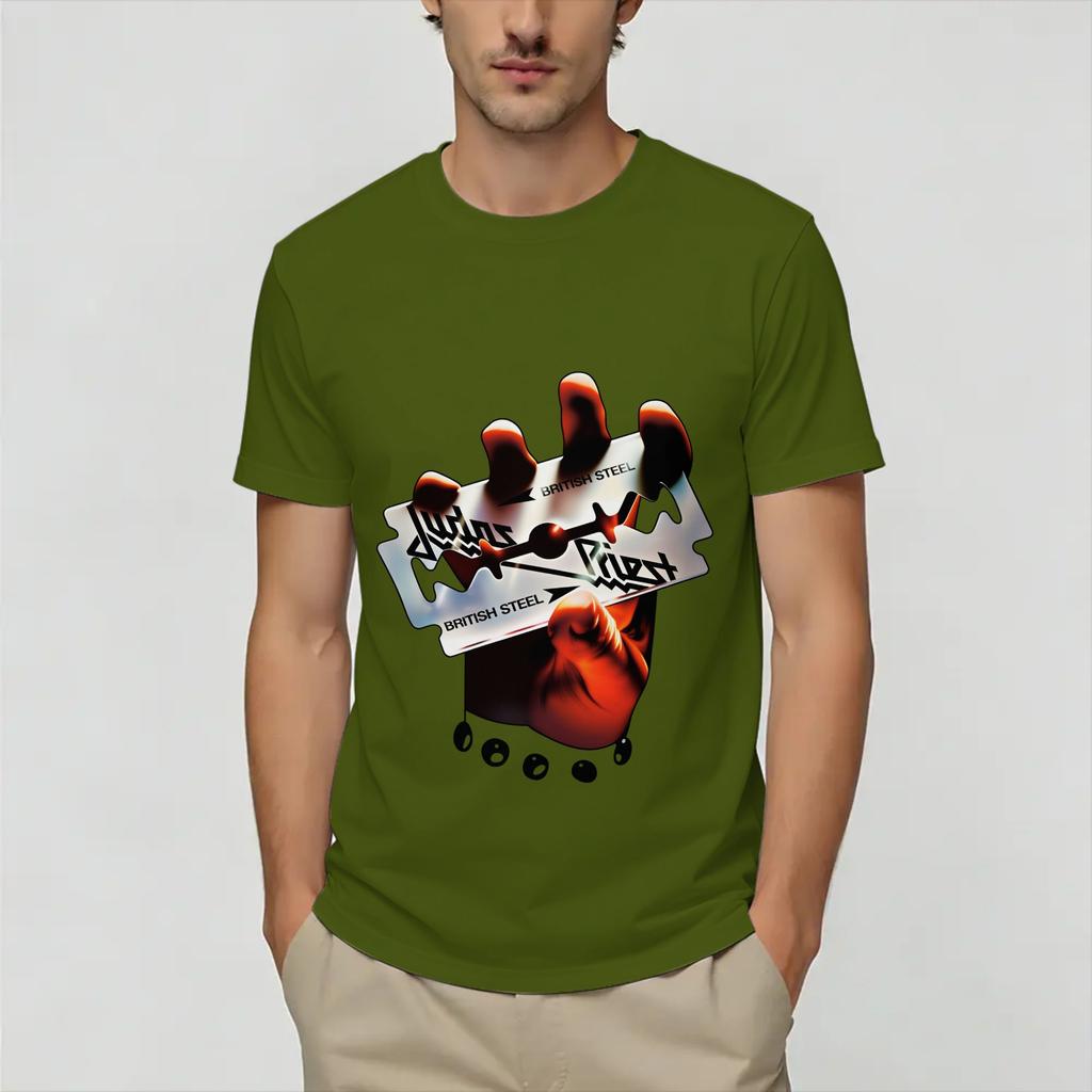 Unisex Judas Priests T Shirts 100 Cotton Tops Crazy Short Sleeve Round Collar Tee Shirt Birthday Present TShirt