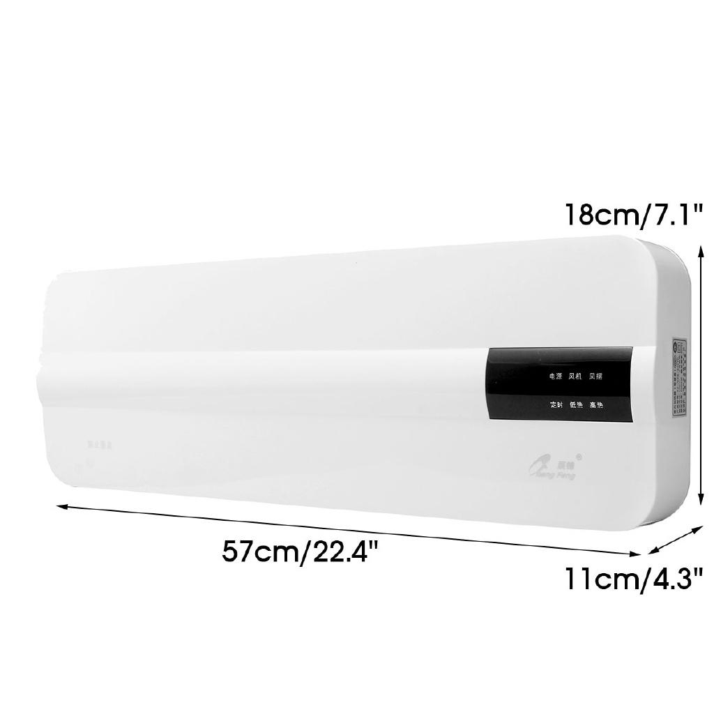 2 в 1 Холодный и Теплый Настенный Вентилятор-Кондиционер Электрический Обогреватель
