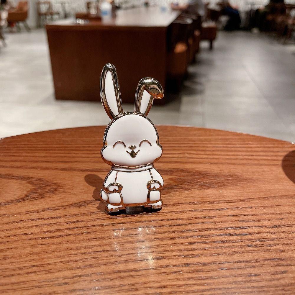 ABS Bunny Finger Ring Holder Mobile Phone Holder Phone Back Sticker Pad