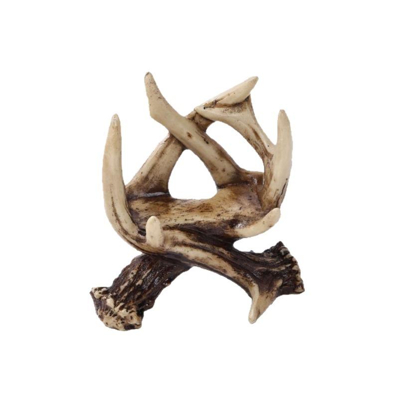 European Vintage Antler Candle Holder - Creative Home Decor for Dining Table, Rustic Candle Stand Stylish Housewarming Gift