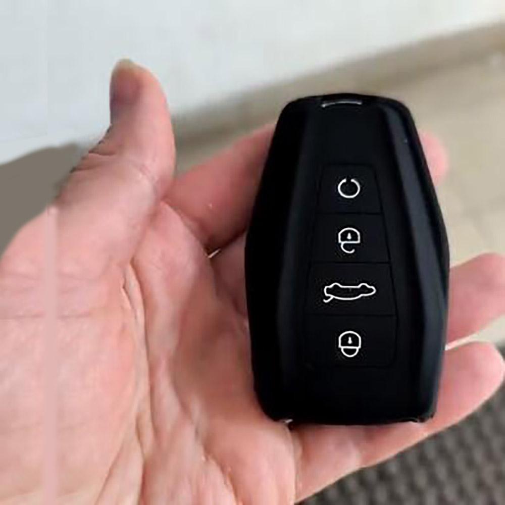 Силиконовый чехол для ключа автомобиля с 4 кнопками для Geely Coolray Monjaro