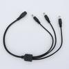 10pcs DC Splitter Power Adapter Connector 1 Female to 3 Male Way 40cm Jack Plug Cable 12V 5.5mm*2.1mm For CCTV Camera LED Strip