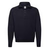 Fruit of the Loom Mens Classic 80/20 Zip Neck Sweatshirt