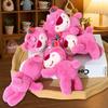 Lotso Plush Toy Cute Keychain Bag Charm Sleepy Pose Doll Grab Machine Hanging Ornament Creative Gift for Girls Kids