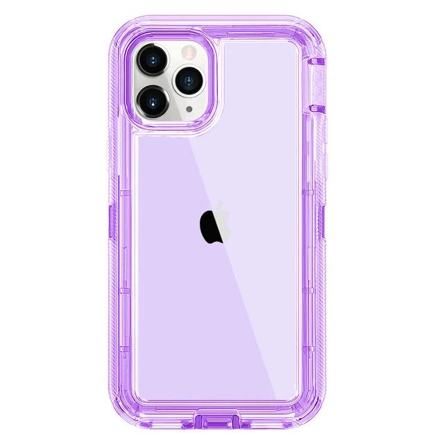 3в1 прочный жесткий чехол Otter Box для iPhone16 Pro Max 15 14 13 11 X XR XSMAX SE 6 7 8Plus прозрачный противоударный защитный чехол с подушкой безопасности