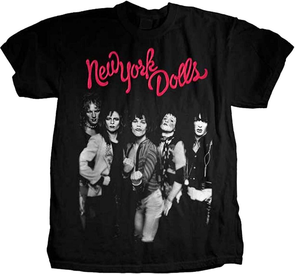 Оригинальная футболка NEW YORK DOLLS Trash Photo, приталенная, размеры S-2XL, новая, унисекс