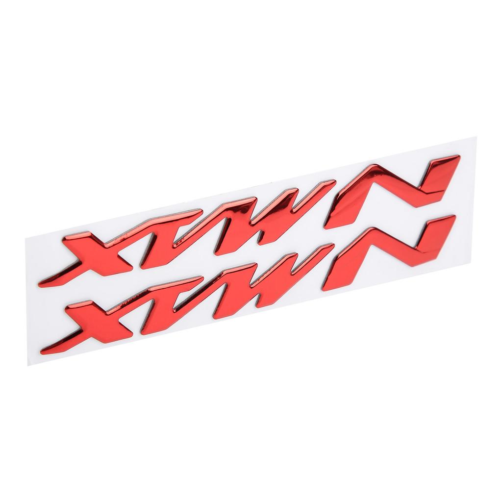 Пара наклеек с эмблемой мотоцикла 3?Размерные наклейки для Yamaha NMAX155 125Red