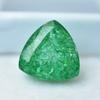 Natural Green Emerald Loose Gemstone Colombian 9 ct Trillion Cut for Jewelry Making and Crafts