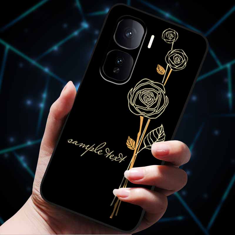 3D Цветочный тисненый чехол Fundas для vivo iQOO Neo 10 Чехол 10Pro Мягкий силиконовый чехол для телефона для vivo iQOO Neo 10 Pro Задняя крышка Coque Сумка