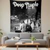 Постер группы Deep Purple, Настенный гобелен, Арт-декор в стиле классического рока, Ретро-музыкальный декор стен для спальни, гостиной, общежития