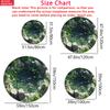 3D Natural Stone Pond Koi Fish Round Rug, Clear Water Lotus Wild Flower Print Floor Mat for Living Room Sofa Balcony Indoor Home