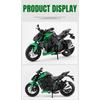 Масштаб 1/12 Модель мотоцикла Kawasaki Z1000 Уличный автомобиль Литье под давлением Металлический сплав Автобайк Амортизатор Внедорожник Автоцикл Игрушки Автомобиль