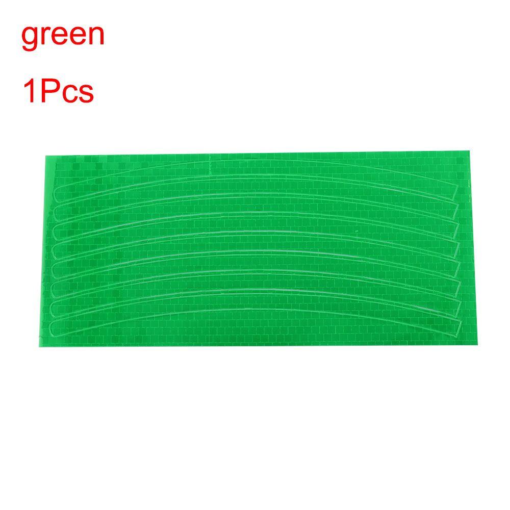 1/5Pcs New Fluorescent Accessories Decal Bicycle Car Motorcycle Reflective Stickers Wheel Rim