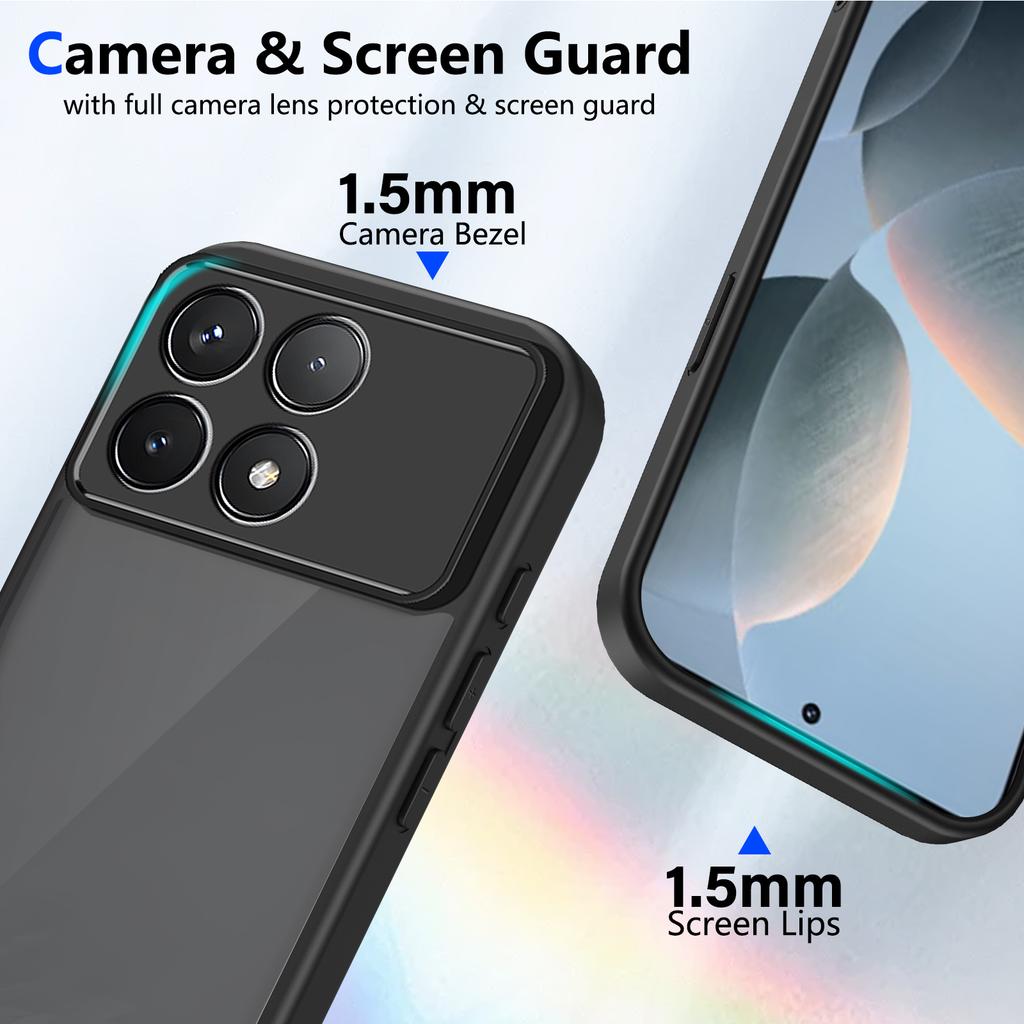 Чехол Skin Touch Матовый PC + TPU Противоударный для Xiaomi Poco F8 Pro/Redmi K90 5G