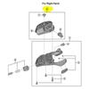 SHIMANO Ремонтный блок крышки Y0FA98050 (Правильно) SL-M9100-I