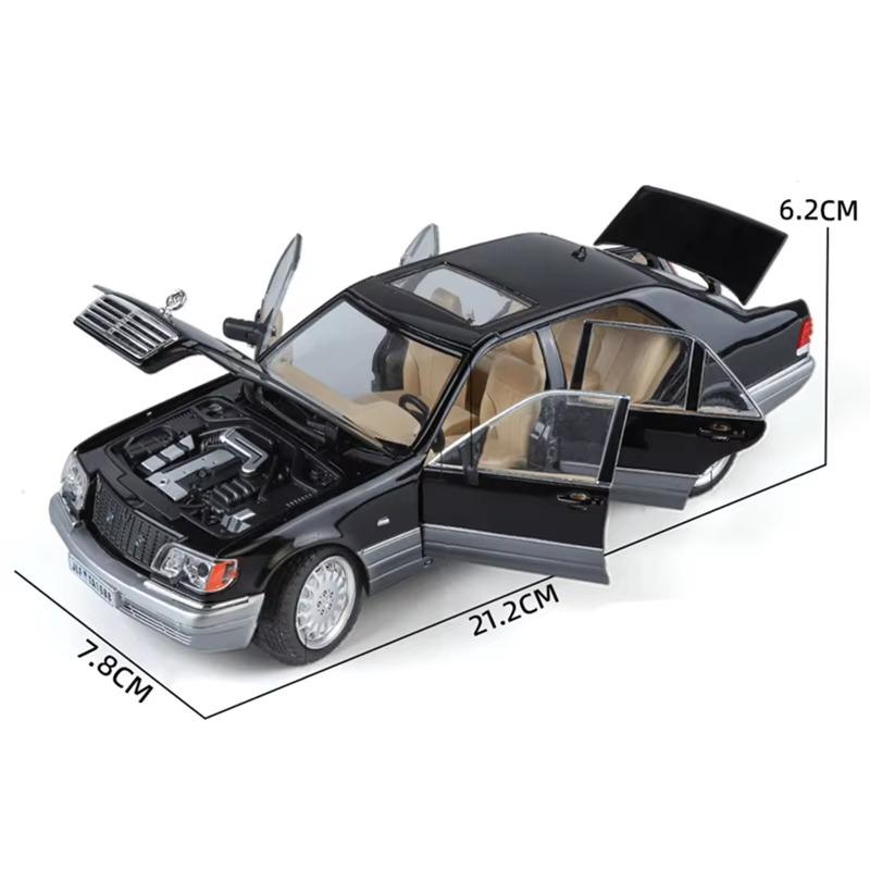 Масштаб 1/24 BENZ W140 S320 SEL Street Edition сплав ретро старая модель автомобиля литые металлические классические автомобили транспортные средства модель звук свет детские игрушки подарок