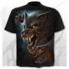 Werewolf Pattern Men's T-Shirts Men's Punk Style 3D Shirts O-neck T-shirt Summer Fashion Tops Boy Clothing Large Size Streetwear