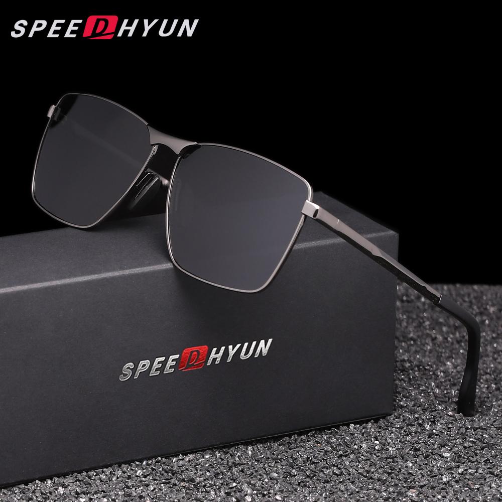 SPEEDHYUN Легкие классические солнцезащитные очки с полной защитой от ультрафиолета, поляризованные