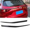 Для Mazda Cx5 Cx-5 KF 2017 18 19 20 21 Углеродная Накладка на Крышку Заднего Багажника Задняя Дверь Багажника Защитная Молдинг-полоса Отделка