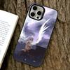 Чехол для телефона Angel Beats для iPhone 17,16,15,14,13,12,11 Plus,Pro Max,XS, Цветная Посеребренная Внутренняя Крышка