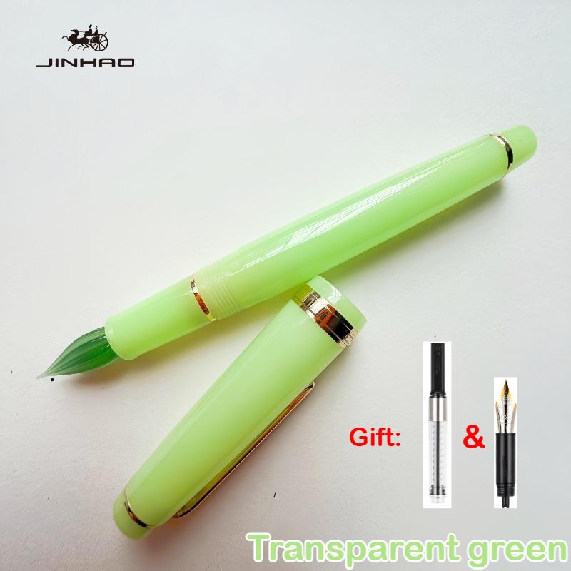 JINHAO 82 Стеклянные перья для каллиграфии с пером для авторучки, конвертеры для чернил, канцелярские товары, школьные принадлежности
