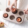 Pastry French Carbon Steel Non-Stick Bakeware Canele Mold Baking Tool Cannele Mould Cake Pan