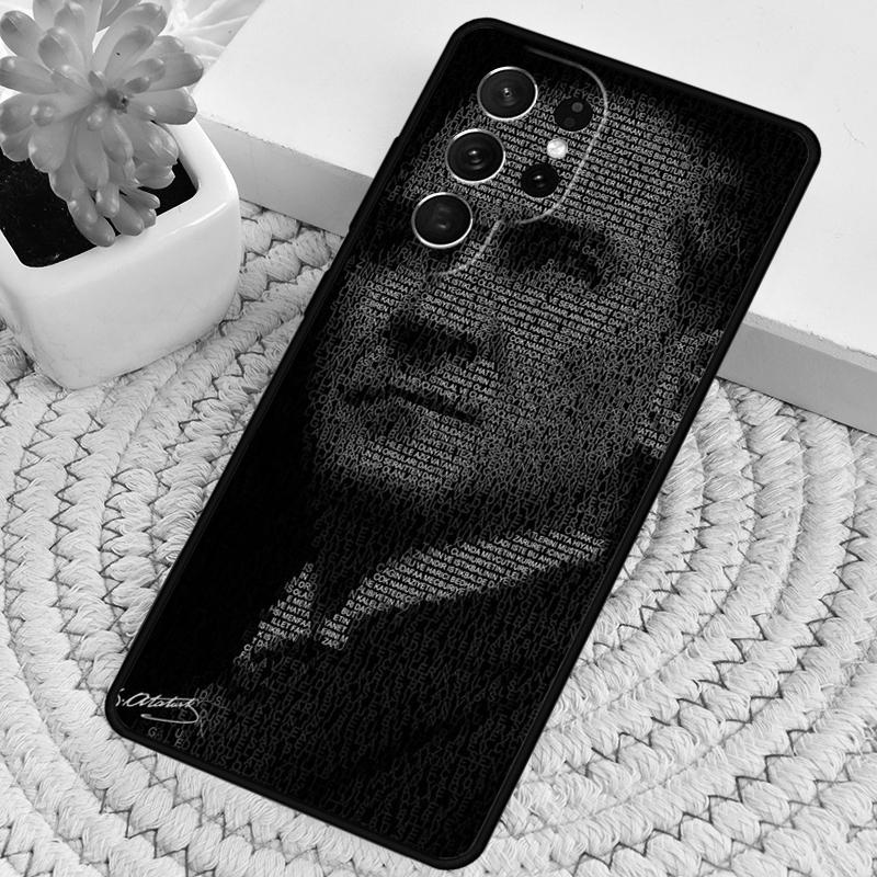 Mustafa Kemal Ataturk soft Silicone Phone Case For Samsung Galaxy note 10 pro S26 S25 S24 S23 S22 S21 Plus S25Ultra Capa Cover