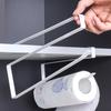 Специальная подвесная стойка для кухонных бумажных полотенецБытовой шкафНеперфорированный крючок для салфетокЖелезная стойка для хранения