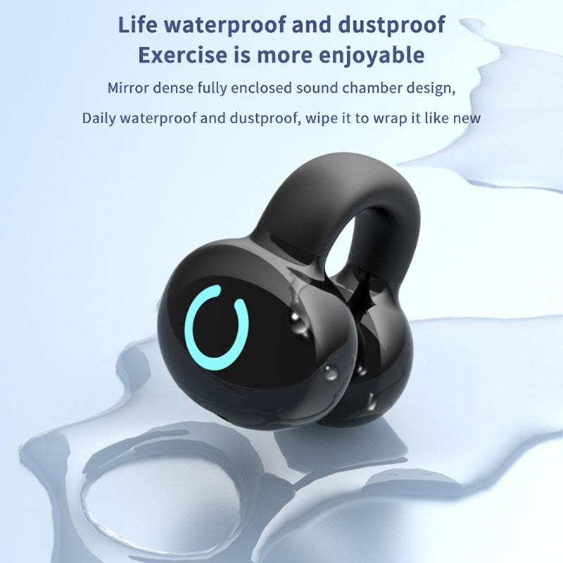 Беспроводные наушники Bluetooth-гарнитура Клипса на ухо Наушник с шумоподавлением Наушники для одного уха Для спорта Бег Музыкальная гарнитура