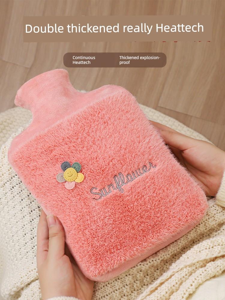 Stuffed Hot Water Bag Water Injection Belly Compress Female Big Small Size Hand Warmer Portable Cute Mini Irrigation Dormitory Hot-Water Bag