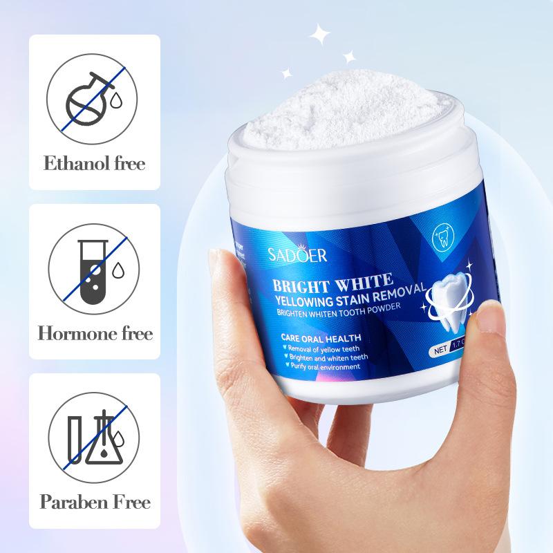 Tooth Powder 50g SADOER Clean Tooth Stains Care Gums Fresh Oral Care