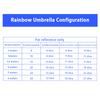 2-6 meter Rainbow Umbrella Outdoor Children's Game with Perception Training Equipment Parachute Activity Toys Parent Child