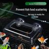 Акриливое кольцо-кормушка для рыб: Анти-разбрызгиватель с фиксированной точкой для кормления рыбы в аквариумах
