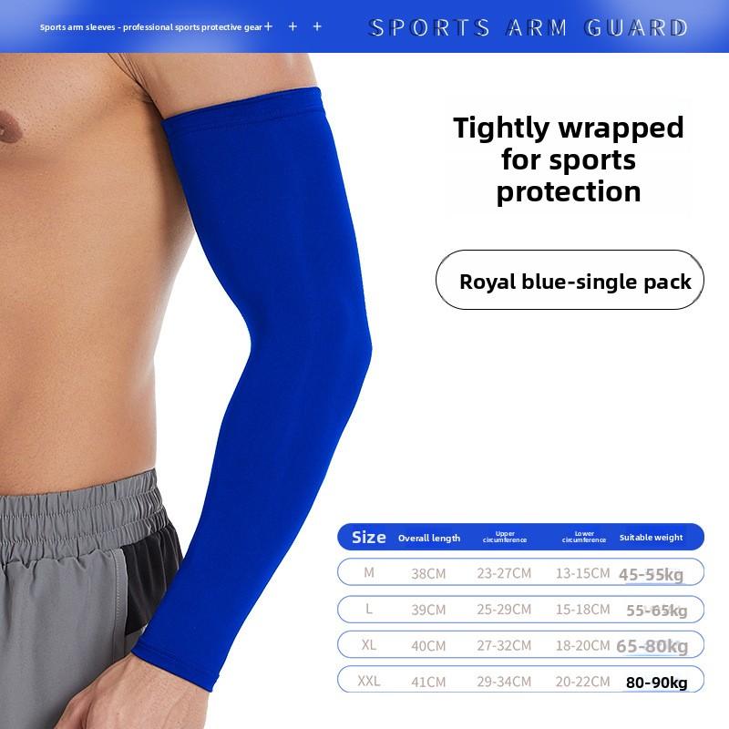 Sunscreen Arm Sleeves for Basketball, Volleyball, Running, Cycling, Sports Protection Gear, Breathable and Elastic Fishing Ice Silk Sleeves