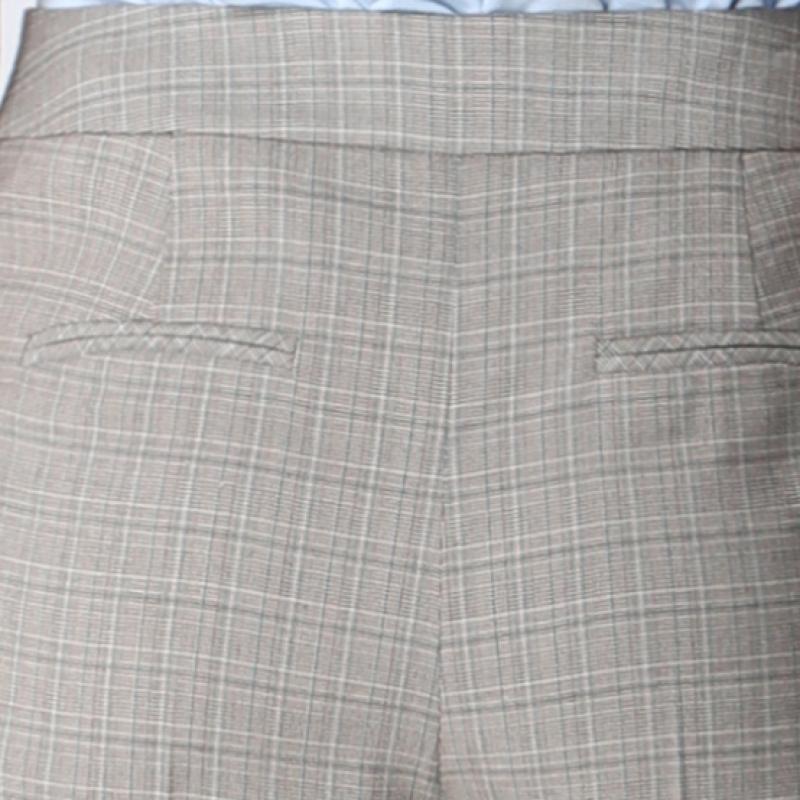  Она мисс Узкие брюки в клетку