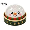 Jelly Texture Glitter Squeeze Toys Christmas Bun Toy with Steamer, Soft Sensory Fidget Toy, Cute Stress Reducing Desk Accessories Slow Rising
