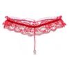 Женское нижнее белье, сексуальное нижнее белье из искусственного жемчуга, кружевные стринги