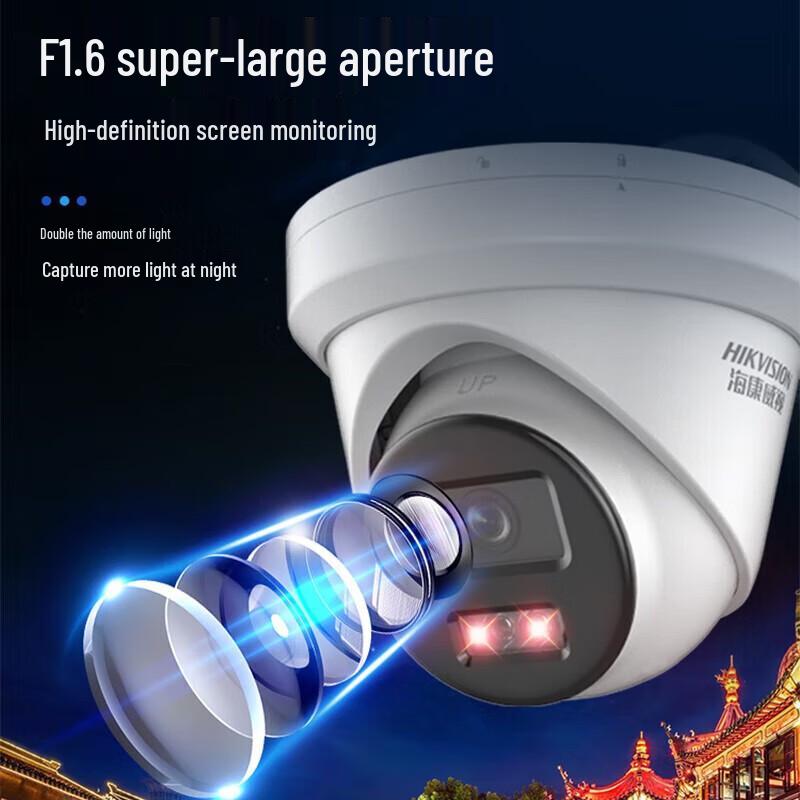 Hikvision PoE Dome IP Surveillance Camera Series CN plug (adapter included)