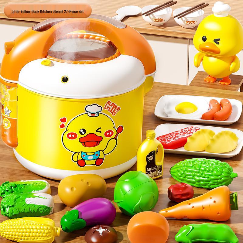 Complete Baby Kitchen Play Set: Simulation Cooking Toys for Girls Ages 1-6