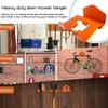 Grass Trimmer Rack Wall Mount Weedeater Hanger Heavy Duty Steel Weed Wacker Hooks Garage Organizer for Hedge Trimmer Garden Power Tool