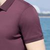 Summer Short-sleeved T-shirt Men's Flip Collar Business Casual Men's Polo Shirt