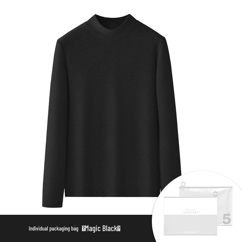 Silk-Enhanced Women's Wool Turtleneck: Warm, Velvet-Lined, Perfect for Autumn/Winter Layering.