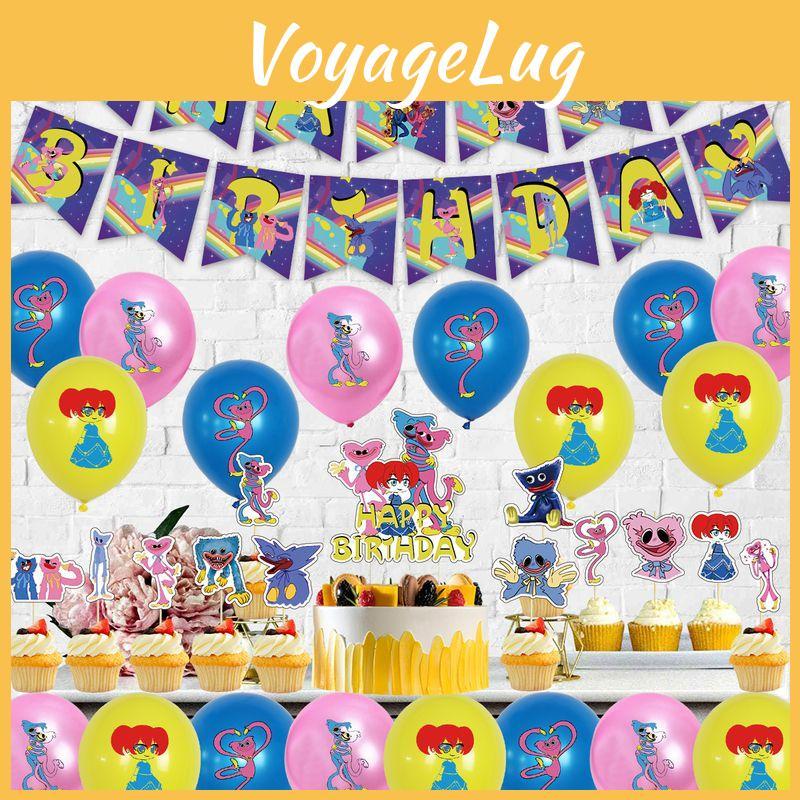 Добавьте немного волшебства Poppy Playtime на день рождения вашего ребенка с этими праздничными украшениями