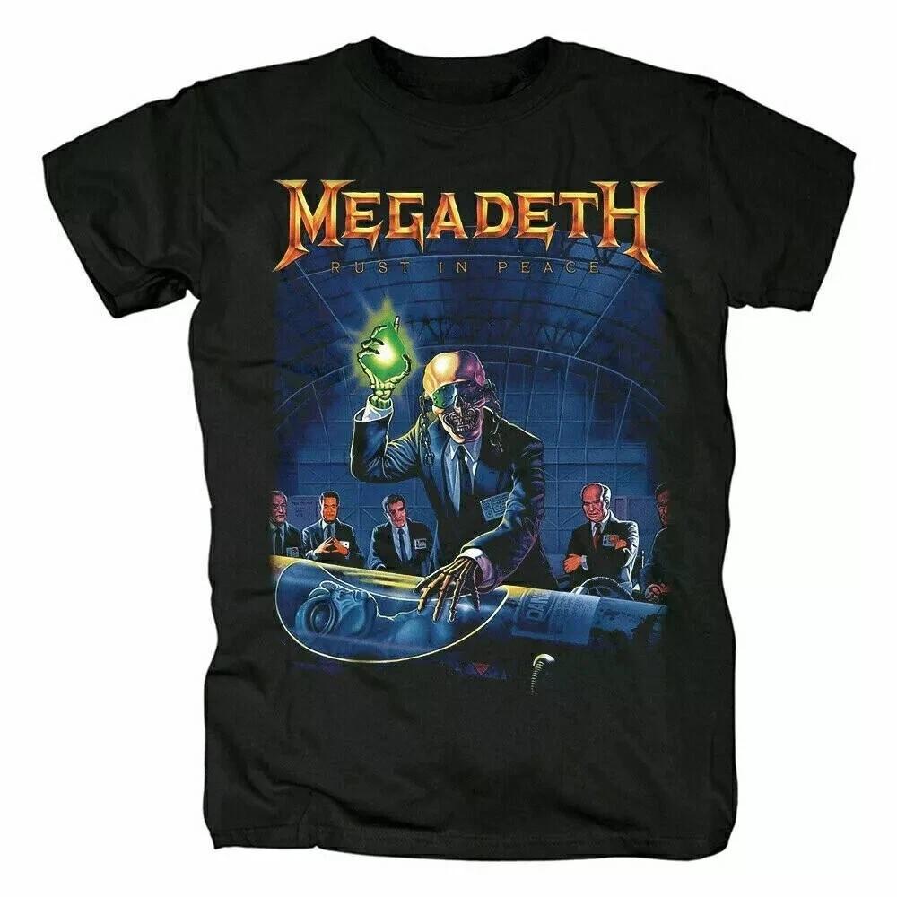 HOT Megadeth Rust In Peace Unisex Cotton T-Shirt Size S to 5XL Unisex T-Shirt