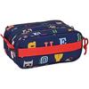 Косметичка Тройная Клуб Микки Мауса Только одна Морской синий (21,5 x 10 x 8 см)